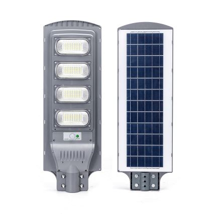 Aigostar - LED Solarna lampa uliczna z czujnikiem LED/200W/3,2V 20000mAh IP65 6500K + pilot zdalnego sterowania
