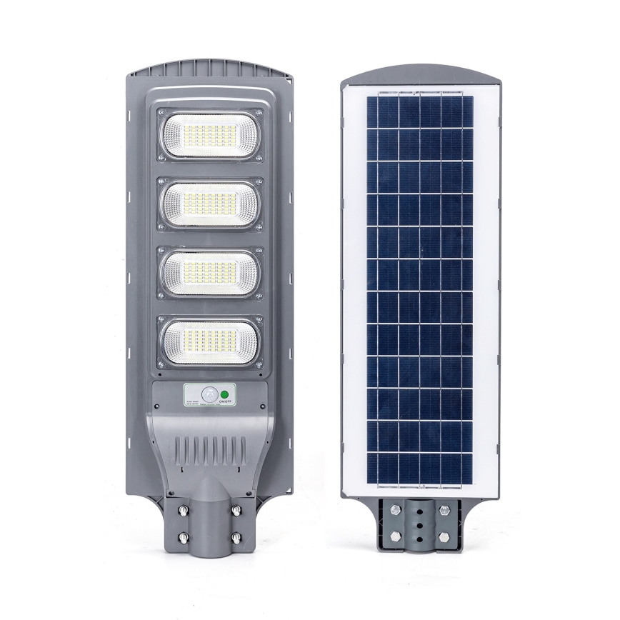 Aigostar - LED Solarna lampa uliczna z czujnikiem LED/200W/3,2V 20000mAh IP65 6500K + pilot zdalnego sterowania