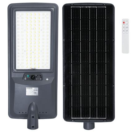 Aigostar - LED solarna lampa uliczna z czujnikiem LED/400W/3,2V 4800mAh + pilot zdalnego sterowania