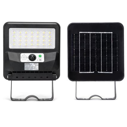 Aigostar - LED solarna lampa uliczna z czujnikiem LED/50W/3,2V 1000mAh 6500K + zdalne sterowanie