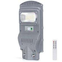 Aigostar - LED Solarna lampa uliczna z czujnikiem LED/50W/3,2V IP65 6500K + pilot zdalnego sterowania