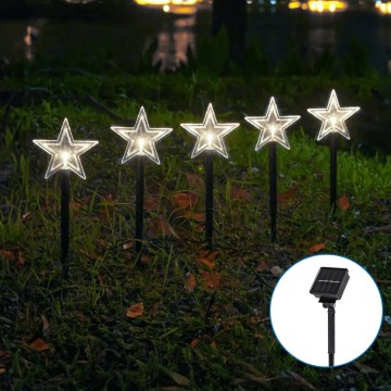 Aigostar - LED Solarne oświetlenie bożonarodzeniowe LED/0,054W/1,2V 1m IP65 zimna biel