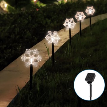 Aigostar - LED Solarne oświetlenie bożonarodzeniowe LED/0,054W/1,2V 1m IP65 zimna biel