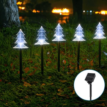 Aigostar - LED Solarne oświetlenie bożonarodzeniowe LED/0,054W/1,2V 1m IP65 zimna biel