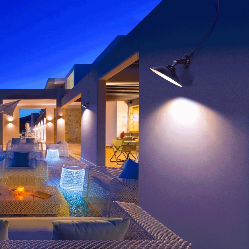 Aigostar - LED Solarna lampa ścienna LED/3,2V 3000K/4000K/6500K 5000 mAh IP65 + pilot zdalnego sterowania