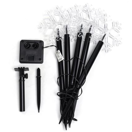 Aigostar - LED Solarny lampa bożonarodzeniowa LED/0,054W/1,2V 1m 800 mAh IP65 zimna biel