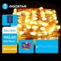 Aigostar - LED Solarny łańcuch bożonarodzeniowy 100xLED/8 funkcji 12m 800 mAh IP65 ciepła biel