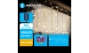 Aigostar - LED Solarny łańcuch bożonarodzeniowy 100xLED/8 funkcji 8x0,4m IP65 ciepła biel