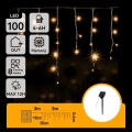 Aigostar - LED solarny łańcuch świąteczny 100xLED/8 trybów 8x0,6m 800 mAh IP65 ciepła biała