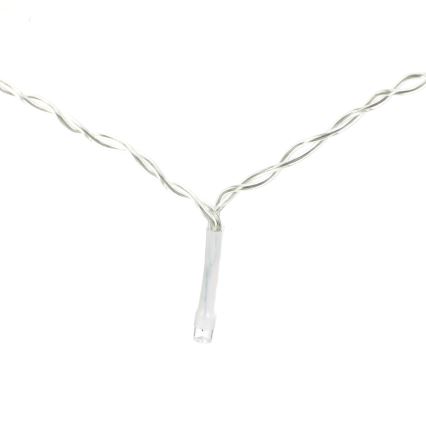 Aigostar - Solarny łańcuch świąteczny LED 120 diod / 8 funkcji, 3×0,6 m, 500 mAh, IP65, zimna biel