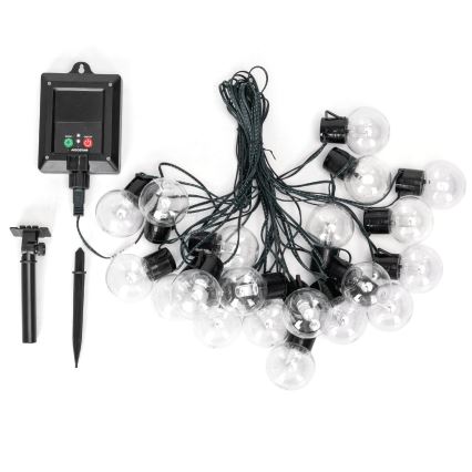 Aigostar - LED solarny łańcuch świąteczny 20xLED/8 funkcji 11,5m IP65 wielokolorowy