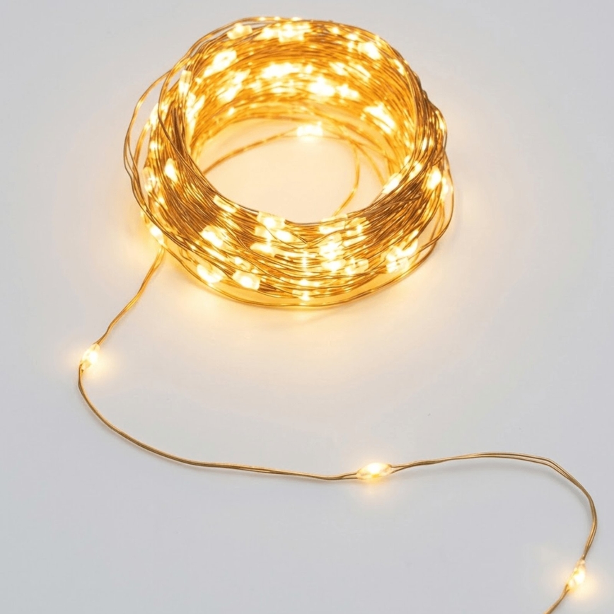 Aigostar - LED solarny łańcuch świąteczny 500xLED/8 funkcji 52m IP65 ciepła biała 1200 mAh