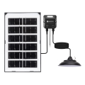 Aigostar - LED solarny żyrandol LED/35W/12V 3000 mAh 6500K IP65 śr. 15 cm + zdalne sterowanie (pilot)