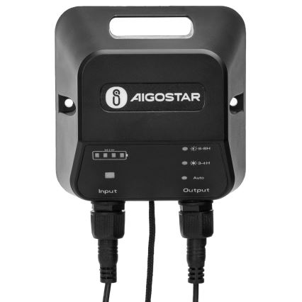 Aigostar - LED solarny żyrandol LED/35W/12V 3000 mAh 6500K IP65 śr. 15 cm + zdalne sterowanie (pilot)