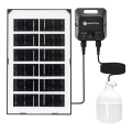 Aigostar - LED solarny żyrandol z czujnikiem LED/35W/12V 3000 mAh 6500K IP65 śr. 10 cm + pilot zdalnego sterowania