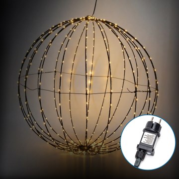 Aigostar - LED Świąteczna dekoracja zewnętrzna LED/3,6W/230V kula 30cm IP44 ciepła biel