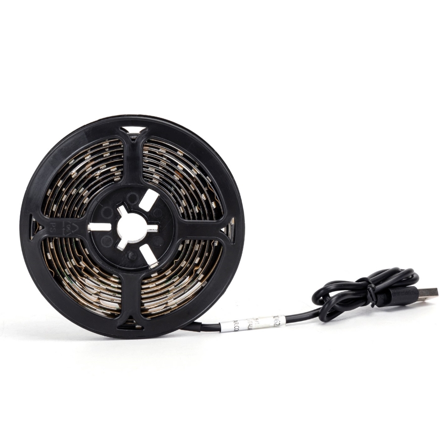 Aigostar - LED Taśma 2m LED/4,9W/5V 2700K IP65 czarna