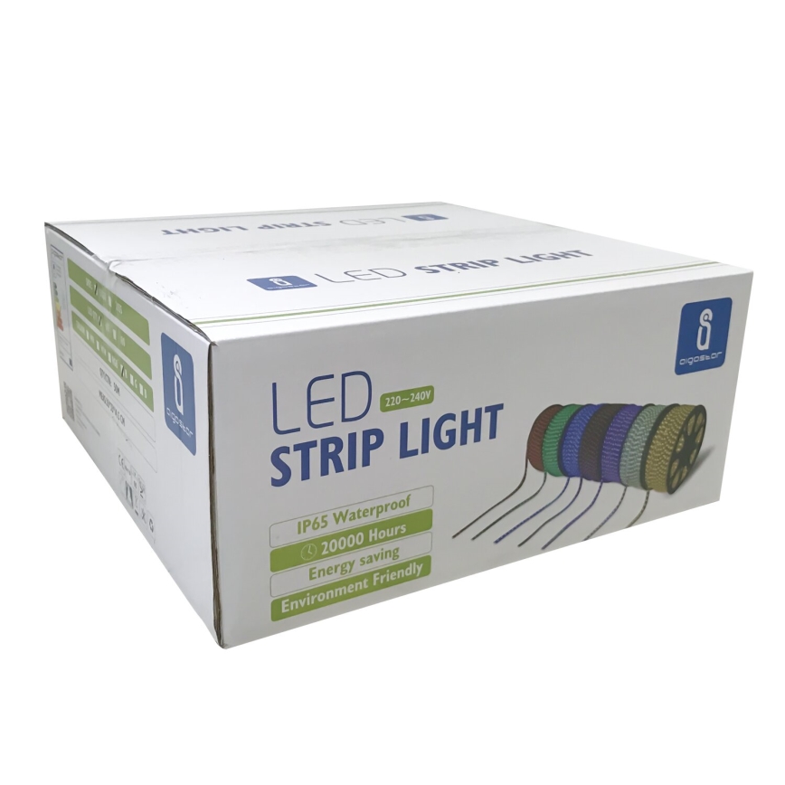 Aigostar - LED Taśma 50m LED/300W/230V IP65 czerwony