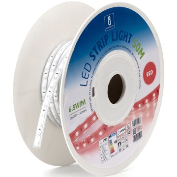 Aigostar - LED Taśma LED/325W/230V 50m czerwony IP65