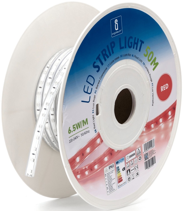 Aigostar - LED Taśma LED/325W/230V 50m czerwony IP65