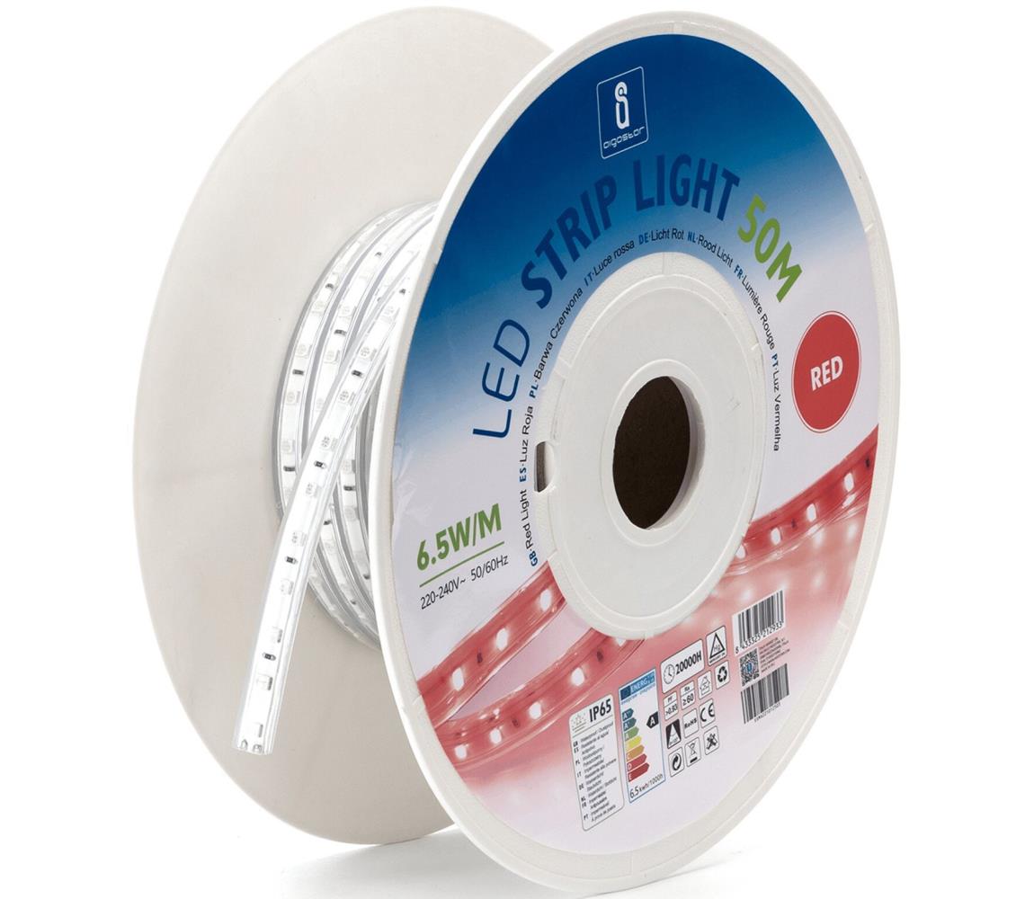 - LED Taśma LED/325W/230V 50m czerwony IP65
