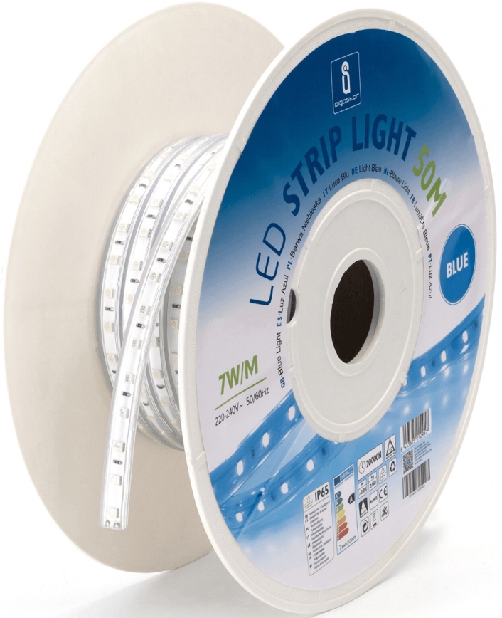 Aigostar - LED Taśma LED/350W/230V 50m niebieski IP65
