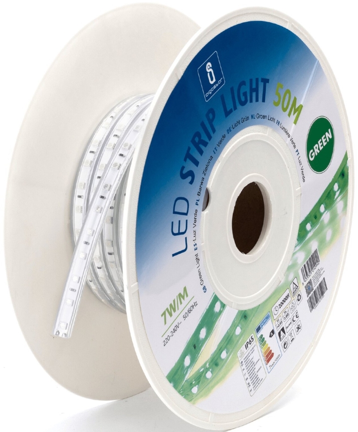 Aigostar - LED Taśma LED/350W/230V 50m zielony IP65