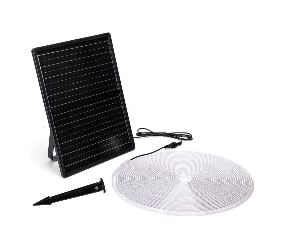- LED Taśma solarna ściemnialna LED/20W/3,2V 20 m 2700K IP65 + pilot