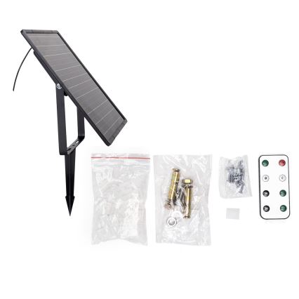 Aigostar - LED Taśma solarna ściemnialna LED/20W/3,2V 20 m 6500K IP65 + zdalne sterowanie