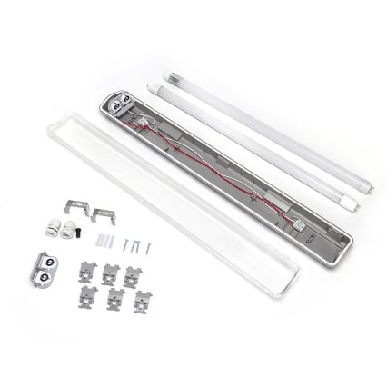 Aigostar - LED Techniczna oprawa świetlówkowa 2xG13/9W/230V 4000K 66,6 cm IP65