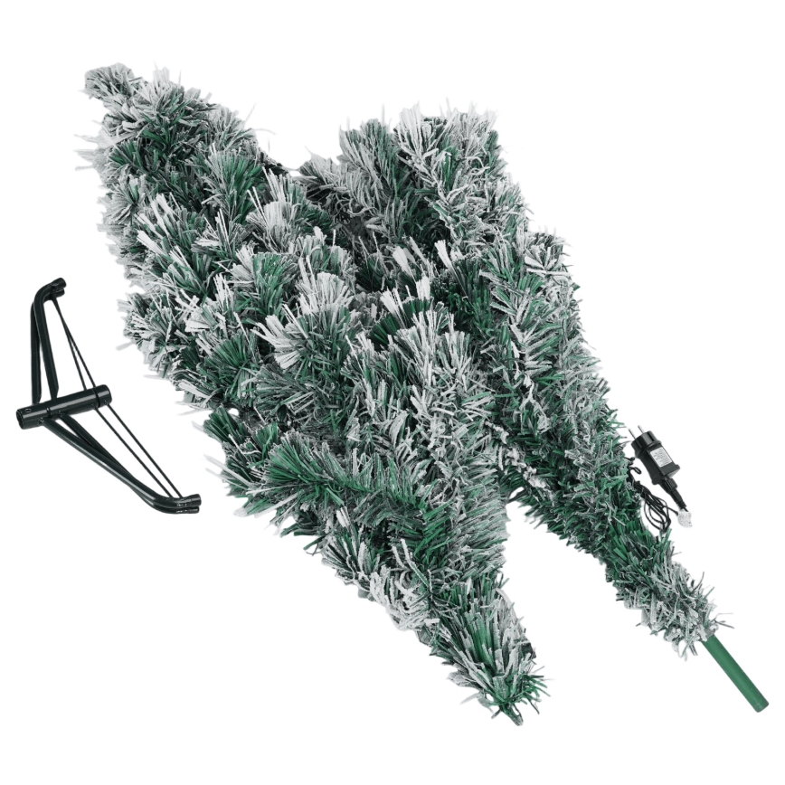 Aigostar - LED Zewnętrzna choinka świąteczna 245 diod LED/8 trybów 2,1 m IP44 ciepła biel