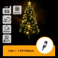 Aigostar - LED Zewnętrzna choinka świąteczna LED/3,6W/230V 60 cm IP44 ciepła biała