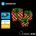 Aigostar- LED Zewnętrzna dekoracja bożonarodzeniowa 3,6W/31/230V 2700K 20/25/30cm IP44 prezenty