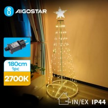 Aigostar - LED Zewnętrzna dekoracja bożonarodzeniowa LED/3,6W/31/230V 2700K 180 cm IP44