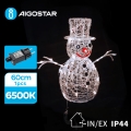 Aigostar - LED Zewnętrzna dekoracja bożonarodzeniowa LED/3,6W/31/230V 6500K 60 cm IP44 bałwan