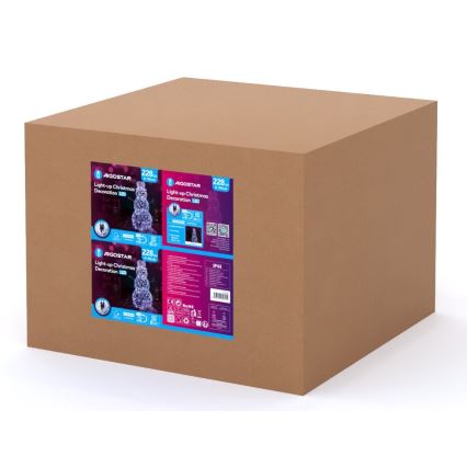 Aigostar-LED Zewnętrzna dekoracja bożonarodzeniowa LED/3,6W/31/230V 6500K 90cm IP44 bałwan