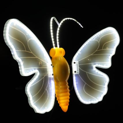 Aigostar - LED Dekoracja zewnętrzna 246xLED/9W/230V 42 cm IP44 motyl/zimna biała