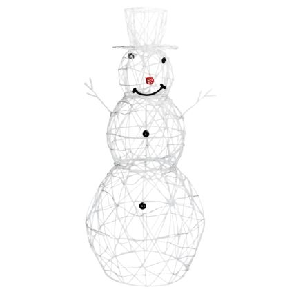 Aigostar - LED zewnętrzna dekoracja świąteczna 3,6W/31/230V 2700K 120 cm IP44 bałwan