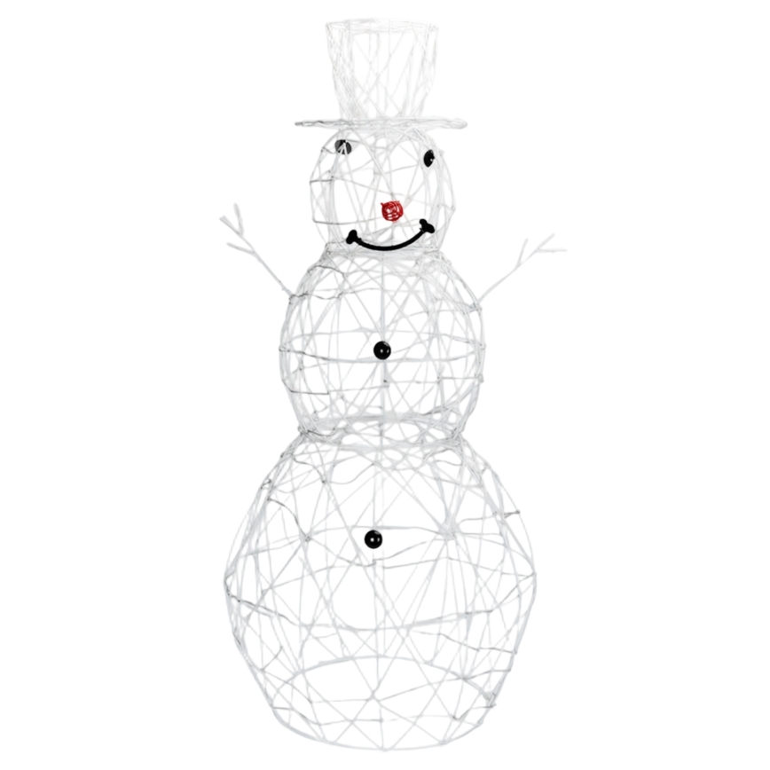 Aigostar - LED zewnętrzna dekoracja świąteczna 3,6W/31/230V 2700K 120 cm IP44 bałwan