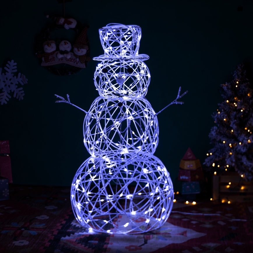 Aigostar - LED zewnętrzna dekoracja świąteczna 3,6W/31/230V 6500K 120cm IP44 bałwan