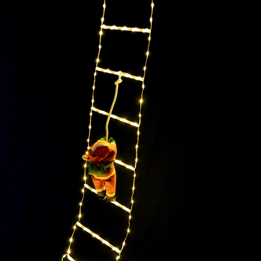 Aigostar - LED zewnętrzna dekoracja świąteczna 304 diod LED/8 funkcji 3 m IP44 ciepła biel