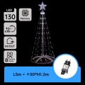 Aigostar - LED zewnętrzna dekoracja świąteczna LED/3,6W/230V 120 cm IP44 zimna biel