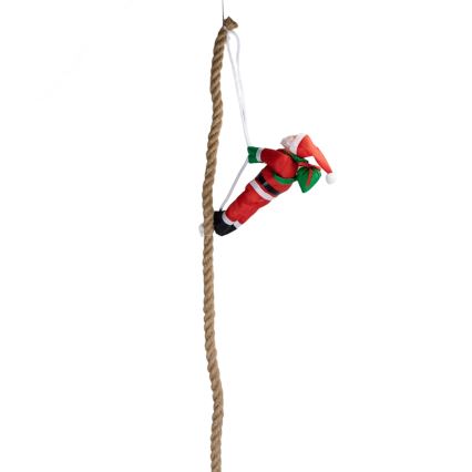 Aigostar - LED Zewnętrzna dekoracja świąteczna LED/4xAA IP44 Mikołaj na spadochronie