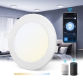 Aigostar - LED zewnętrzna oprawa sufitowa z regulacją jasności MESH LED/6W/230V 2700-6500K IP44 biała