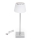 Aigostar - LED Zewnętrzna ściemnialna akumulatorowa lampa stołowa LED/4W/5V 3600mAh biały/matowy chrom IP54
