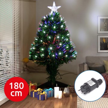 Aigostar - LED zewnętrzne bożonarodzeniowe drzewko LED/6W/230V 180 cm IP44 zimna biel
