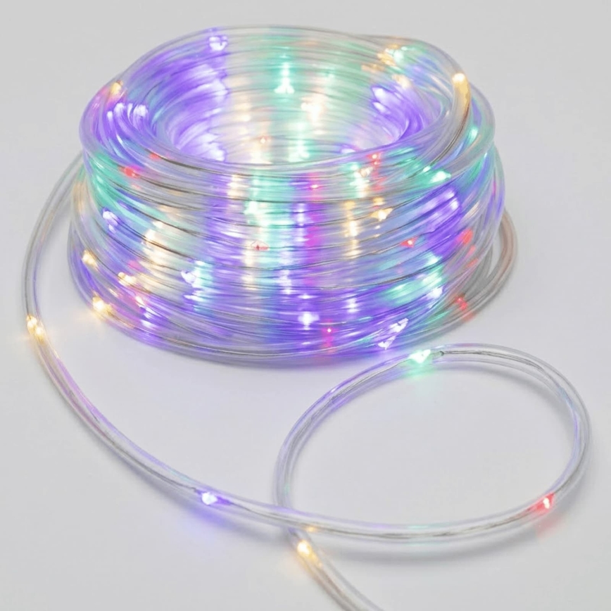 Aigostar - Zewnętrzny łańcuch świąteczny LED 100xLED/8 funkcji 3xAA 10,3m IP44 wielokolorowy