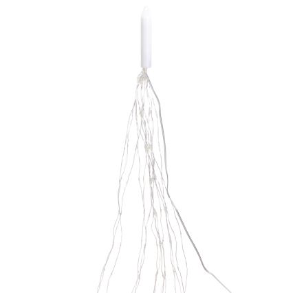 Aigostar - LED zewnętrzne lampki świąteczne 900xLED/8 funkcji 6m IP44 ciepła biel