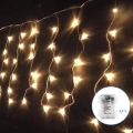 Aigostar-LED Zewnętrzny łańcuch bożonarodzeniowy 100xLED/8 funkcji 3xAA 8x0,4m IP44 ciepła biel