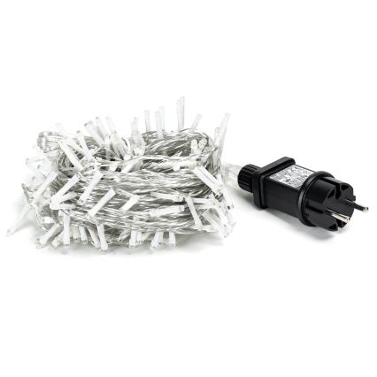 Aigostar - LED Zewnętrzny łańcuch bożonarodzeniowy 150xLED/8 funkcji 18m IP44 ciepła biel